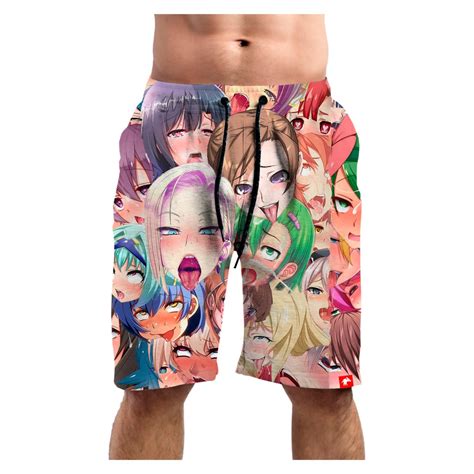 Bermuda Moletom Hentai Ahegao Mod Shorts Academia Shopee Brasil