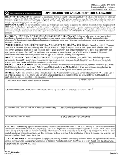 Fill Free Fillable Forms For The U S Department Of Veterans Affairs