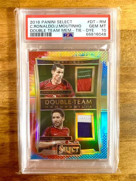 未使用に近い30枚限定 PSA10 Cristiano Ronaldo Panini Select Soccer 2016 Double