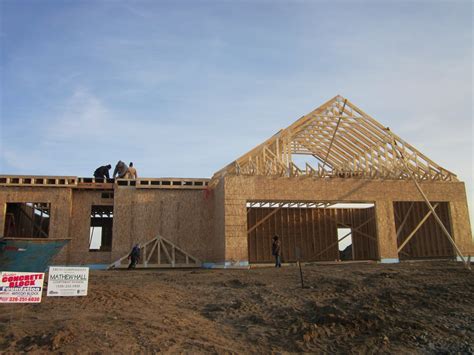 setting garage roof trusses - ADS Designs, LLC ~ Residential and ...