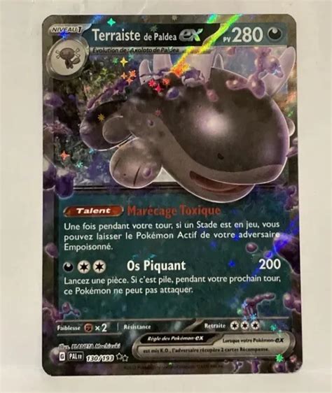 CARTE POKÉMON TERRAISTE De Paldea EX 130 193 EV02 Evolution à Paldéa FR