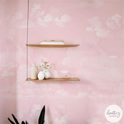 Pink Baby Nursery Wallpaper - Etsy