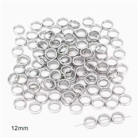 Бусины-рамки, коннектор для рукоделия MegaDIY "Круг" 12мм CCB-пластик ...