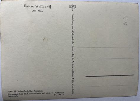 Kurland Docs Unsere Waffen Ss Postcard