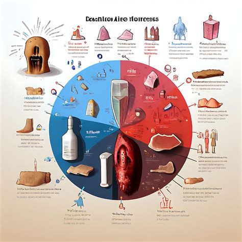 Educational Chart On The Causes Of Diarrhea With Visual Representations