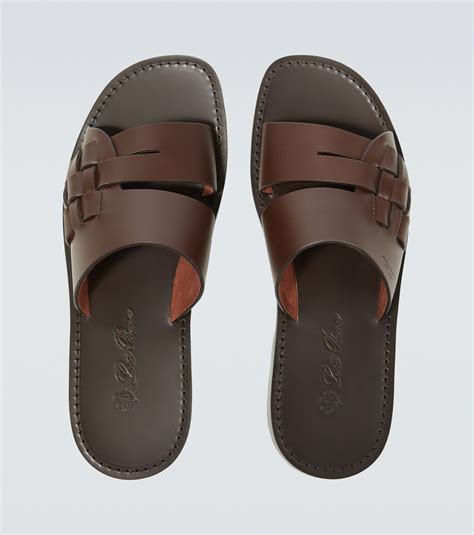 Loro Piana Sea Slide Pacific Walk Leather Slides Loro Piana