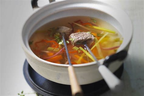 Recette Fondue de bœuf au vin blanc de Savoie