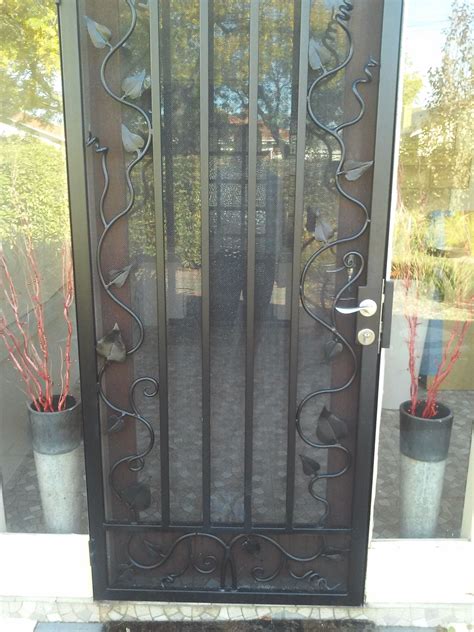 Wrought Iron Screen Door