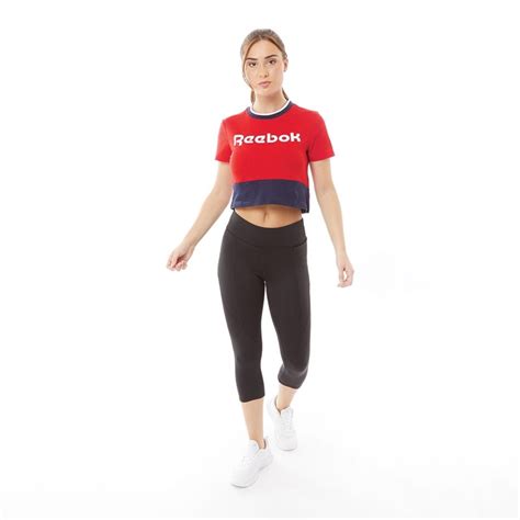 Reebok Damen Essentials T Shirts Rot