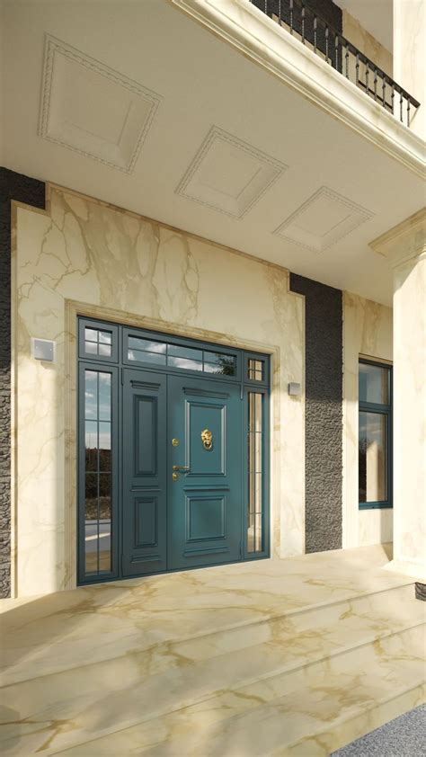 Стальная входная дверь зеленая с молотком | Door design modern, Door ...