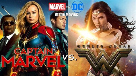 Wonder Woman Vs Captain Marvel Marvel Vs Dc At The Movies Youtube