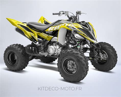 Kit Déco Yamaha Yfm 700 Raptor Anniversaire Jaune Boutique Kit Déco Moto