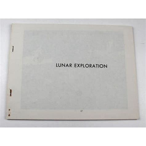 Bid Now Apollo Era Lunar Exploration Nasa Booklet September