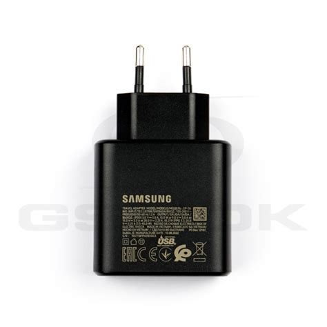 ŁADOWARKA SIECIOWA SAMSUNGGP PTU020SOFBQ 45W USB C FAST CHARGE CZARNY