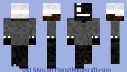 Black Mask Boi Minecraft Skin