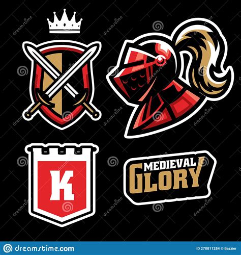 Logo Jousting Vector Illustration Cartoondealer