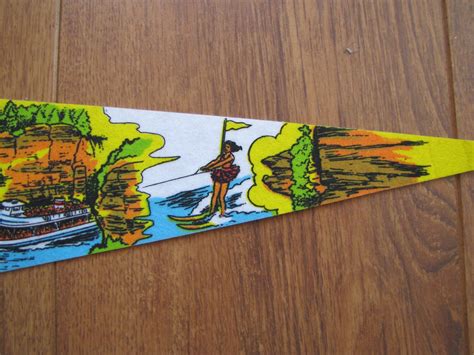 Mad For Mid Century Travel Pennants And Souvenir Pennants