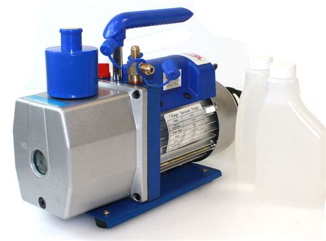 Single Stage Cfm Hp Rotary Vane Deep Vacuum Pump V Hz Hvac