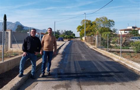 Ondara Invierte Euros En La Mejora Y Asfaltado De Dos Caminos