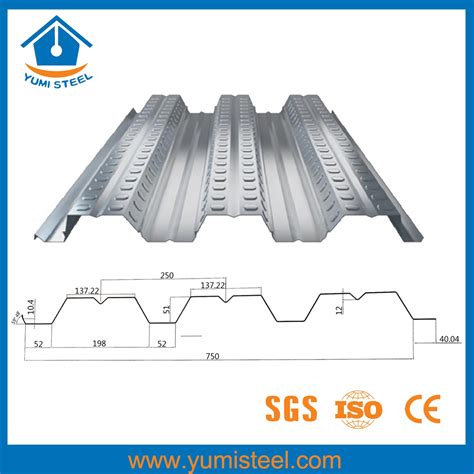 Galvanized Bondek Metal Decking Panelssheets For Highrise Buiding