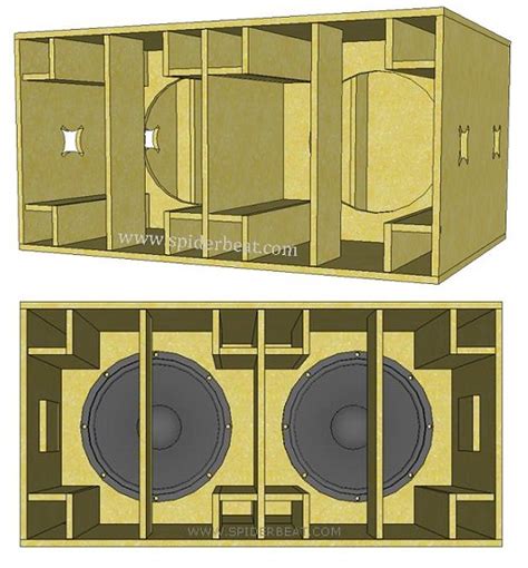 Ukuran Dan Skema Box Speaker Planar Horn Inch Double Long