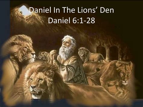 Ppt Daniel In The Lions’ Den Daniel 6 1 28 Powerpoint Presentation Id 9497361