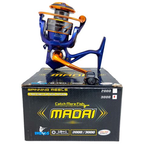 Jual Reel Power Handle Stainless Indigo Madai Super Halus