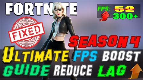 🔧 Fortnite How To Boost Fps Fix Lag And Stutter Fortnite Fps Drops