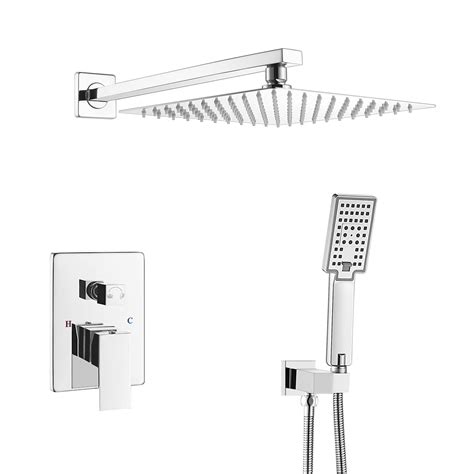 Buy Rovogo Shower System With 10 In Rain Shower And 3 Function