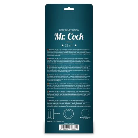 Zwarte Xl Dildo Mr Cock Cm Kopen Bij Sextoyland