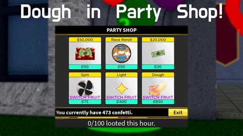 Where Is Party Shop In Blox Fruits