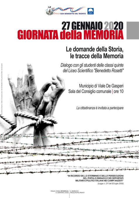 Giornata Della Memoria Il Mascalzone San Benedetto Del Tronto L