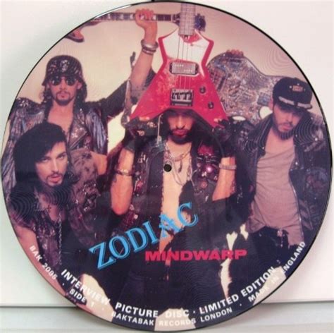 Zodiac Mindwarp Limited Edition Interview Picture Disc 12 Vinyl