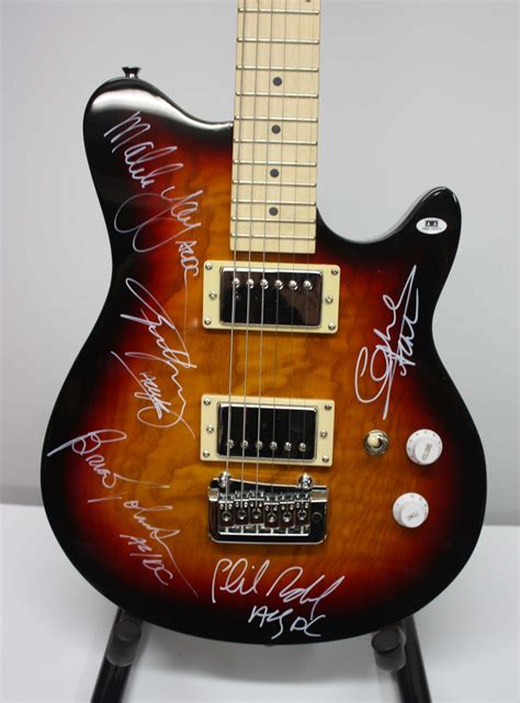 Acdc Sunburst Electric Guitar Australian Memorabilia Association