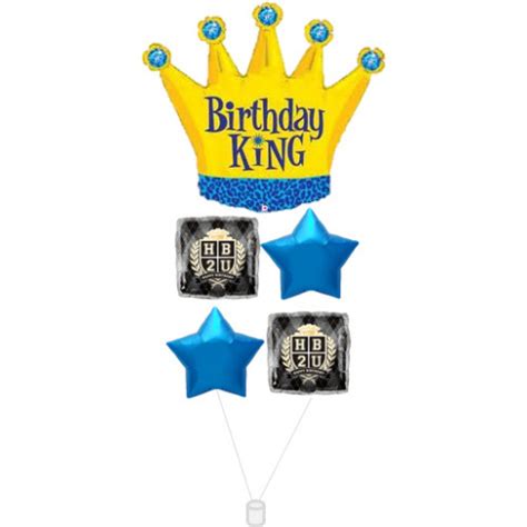 Balloon Birthday King Bouquet Simply Love Boutique Party Supplies