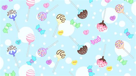 Download Wallpaper 1920x1080 Lollipops Candy Sweet Pattern Patterns