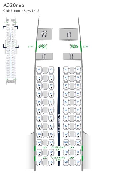 United Airbus A320 Seating Chart