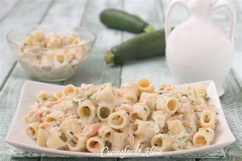 Pasta Fredda Alla Ricotta Zucchine E Salmone Cremosa