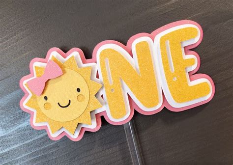 You Are My Sunshine Cake Topper Sun Cake Topper Sun One Etsy Uk