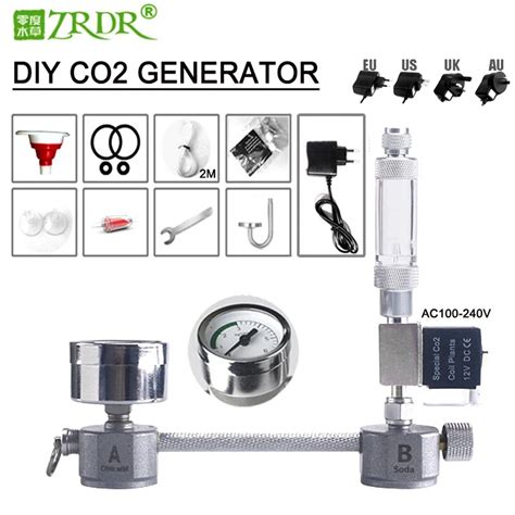 Other Home Living ZRDR Aquarium DIY CO2 Generator System Kit CO2