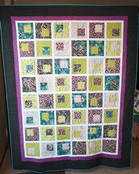 Holly and Olive: Square in a Square Quilt