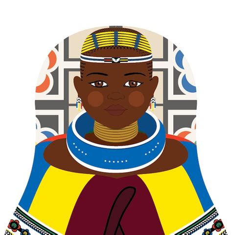 Ndebele South African Wall Art Print features cultural dress | Etsy