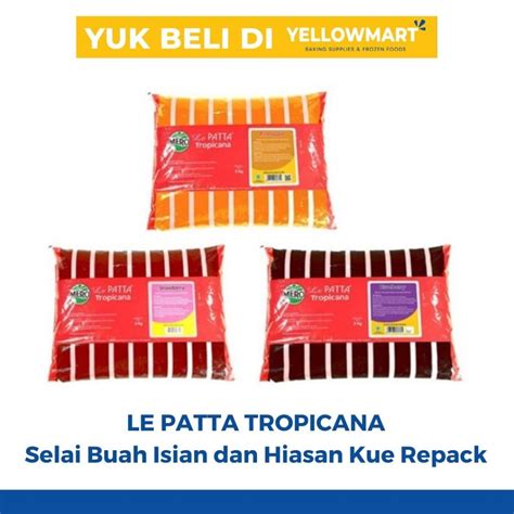 Jual LE PATTA TROPICANA Selai Buah Isian Dan Hiasan Kue REPACK