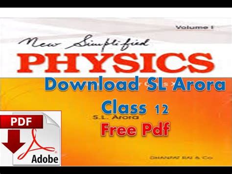 Sl Arora Physics Class Latest Edition Online Sales