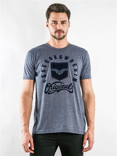 Freego Men S CVC Jaspee Graphic T Shirt In Navy Blue Lazada PH