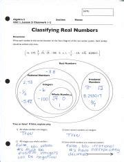 Classifying Real Numbers Venn Diagram Understanding Real Course Hero