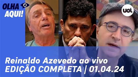 Reinaldo Azevedo ao vivo Julgamento da cassação de Moro Bolsonaro e