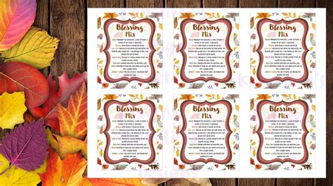 Blessing Mix Printable