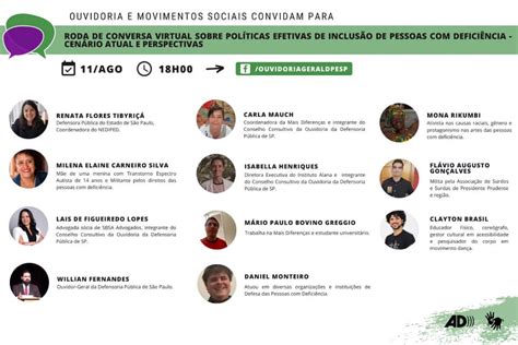 Roda de conversa discute políticas de inclusão para pessoas