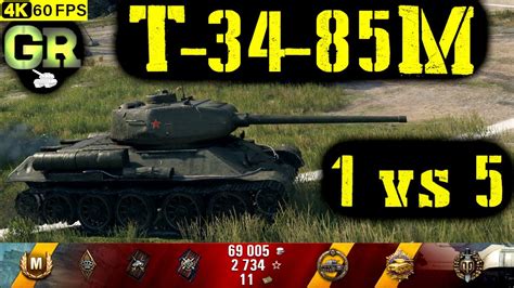 World Of Tanks T 34 85M Replay 10 Kills 4 7K DMG Patch 1 4 0 YouTube